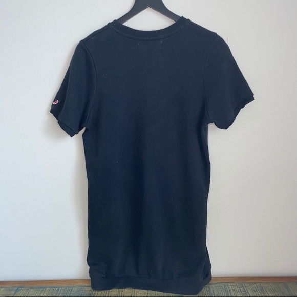 LEAGUE UGA Black Logo Sweatshirt Dress Medium - Picture 3 of 5